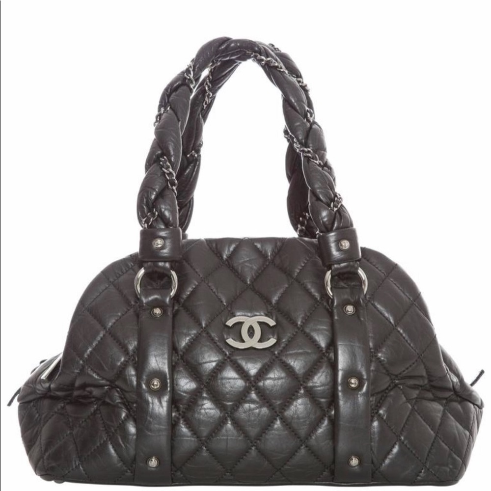 CHANEL Lady Braid Bowler Bag